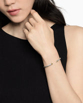 Cable Flex® Bracelet in Sterling Silver with 14K Yellow Gold, 4mm